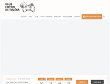 Tablet Screenshot of klubcoton.cz